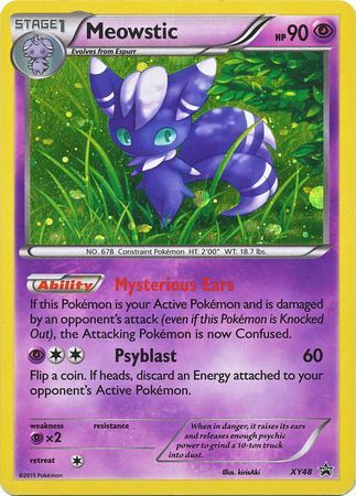 Meowstic XY48 Holo Promo Pokemon XY Promos Meowstic XY48 Holo Promo Pokemon XY Promos