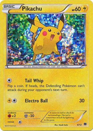 Pikachu Mc Donalds Carta Pokemon - Pikachu Foil