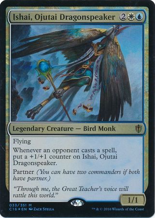 Ishai Ojutai Dragonspeaker 033 351 Foil Commander 2016 Singles Ishai Ojutai Dragonspeaker 033 351 Foil Commander 2016 Singles