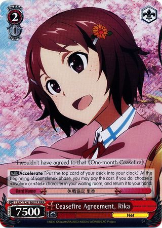 Ceasefire Agreement Rika SAO S26 E051R Triple Rare RRR Ceasefire Agreement Rika SAO S26 E051R Triple Rare RRR