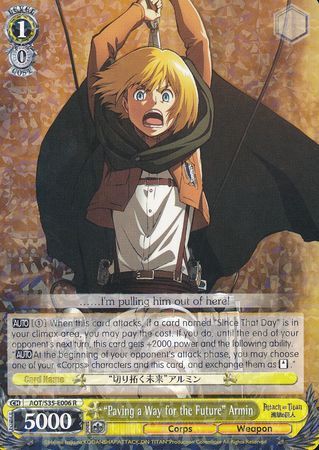 Paving a Way for the Future Armin AOT S35 E006 Rare R Paving a Way for the Future Armin AOT S35 E006 Rare R