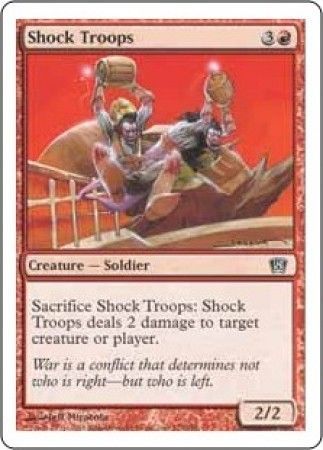 Shock Troops MTG 8th Edition Singles Shock Troops MTG 8th Edition Singles