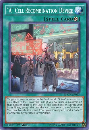 A Cell Recombination Device Common 1st Edition Yugioh Card INOV-EN063