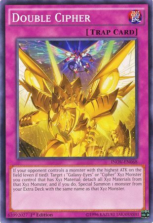 Double Cipher INOV EN068 Common 1st Edition Invasion Vengeance 1st Edition Singles Double Cipher INOV EN068 Common 1st Edition Invasion Vengeance 1st Edition Singles