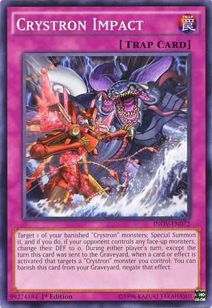 Crystron Impact INOV EN072 Common 1st Edition Invasion Vengeance 1st Edition Singles Crystron Impact INOV EN072 Common 1st Edition Invasion Vengeance 1st Edition Singles
