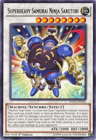 Superheavy Samurai Ninja Sarutobi INOV EN042 Rare 1st Edition Invasion Vengeance 1st Edition Singles Superheavy Samurai Ninja Sarutobi INOV EN042 Rare 1st Edition Invasion Vengeance 1st Edition Singles