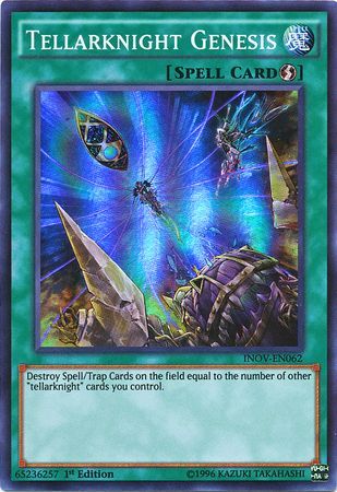 Tellarknight Genesis INOV EN062 Super Rare 1st Edition Tellarknight Genesis INOV EN062 Super Rare 1st Edition