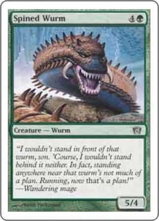 Spined Wurm MTG 8th Edition Singles Spined Wurm MTG 8th Edition Singles