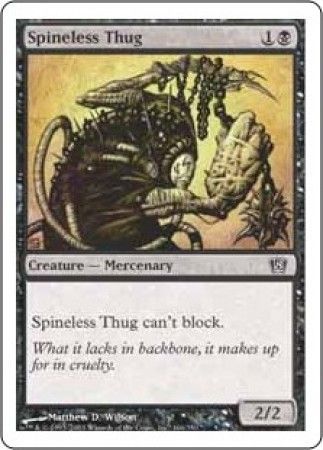 Spineless Thug MTG 8th Edition Singles Spineless Thug MTG 8th Edition Singles