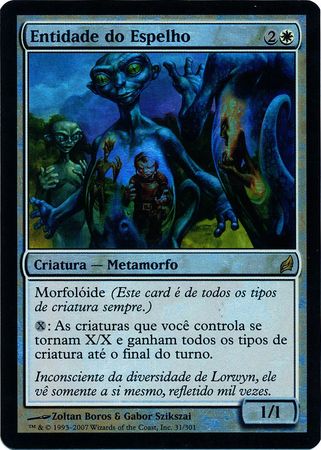 Entidade do Espelho Mirror Entity Lorwyn Portuguese Foil Lorwyn Portuguese Singles Entidade do Espelho Mirror Entity Lorwyn Portuguese Foil Lorwyn Portuguese Singles