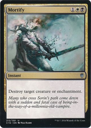 Mortify 212 351 Commander 2016 Singles Mortify 212 351 Commander 2016 Singles