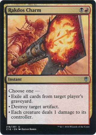 Rakdos Charm 218 351 Commander 2016 Singles Rakdos Charm 218 351 Commander 2016 Singles