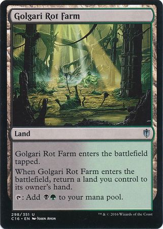 Golgari Rot Farm 298 351 Commander 2016 Singles Golgari Rot Farm 298 351 Commander 2016 Singles