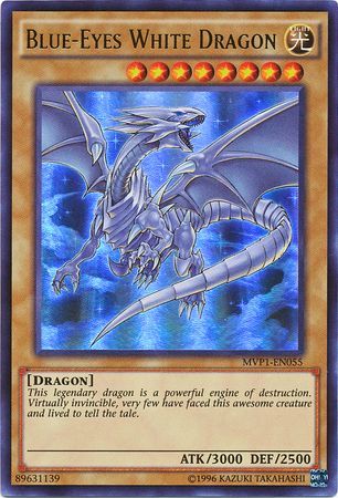 Yugioh Blue-Eyes White Dragon Ultra Rare MVP1 Limited Edition Near Mint 