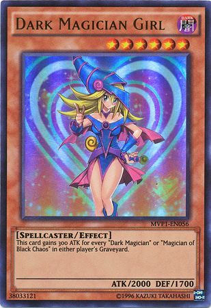 YUGIOH Dark Magician Girl ULTRA RARE NM mvp1-kr050 