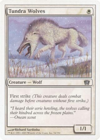 Tundra Wolves - MTG 8th Edition - Magic | TrollAndToad