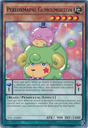 Performapal Gumgumouton TDIL EN005 Rare Unlimited The Dark Illusion Unlimited Singles Performapal Gumgumouton TDIL EN005 Rare Unlimited The Dark Illusion Unlimited Singles