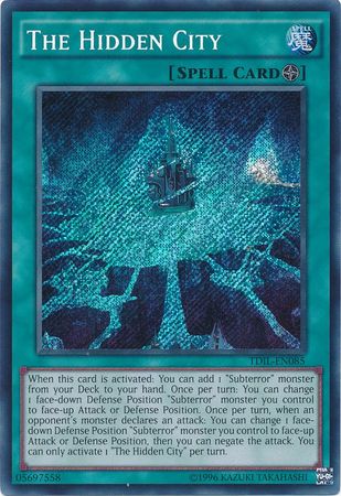 The Hidden City TDIL EN085 Secret Rare Unlimited The Dark Illusion Unlimited Singles The Hidden City TDIL EN085 Secret Rare Unlimited The Dark Illusion Unlimited Singles