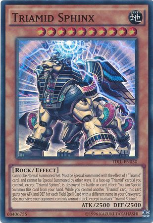 Triamid Sphinx TDIL EN030 Super Rare Unlimited The Dark Illusion Unlimited Singles Triamid Sphinx TDIL EN030 Super Rare Unlimited The Dark Illusion Unlimited Singles