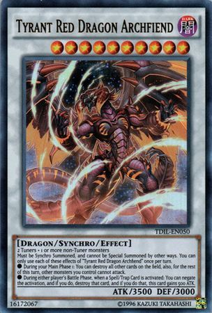 Tyrant Red Dragon Archfiend TDIL EN050 Ultra Rare Unlimited The Dark Illusion Unlimited Singles Tyrant Red Dragon Archfiend TDIL EN050 Ultra Rare Unlimited The Dark Illusion Unlimited Singles