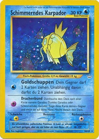 Pokemon Shining popular Magikarp Neo Rev Secret Rare