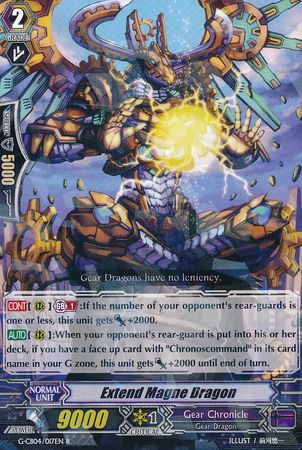 Extend Magne Dragon G CB04 017EN Rare R G Clan Booster 4 Gear of Fate Singles Extend Magne Dragon G CB04 017EN Rare R G Clan Booster 4 Gear of Fate Singles