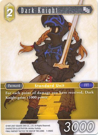 Dark Knight 1 092C Common Dark Knight 1 092C Common