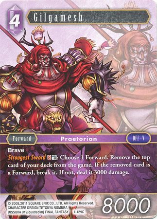Gilgamesh 1 129C Common Opus I Collection Singles Gilgamesh 1 129C Common Opus I Collection Singles