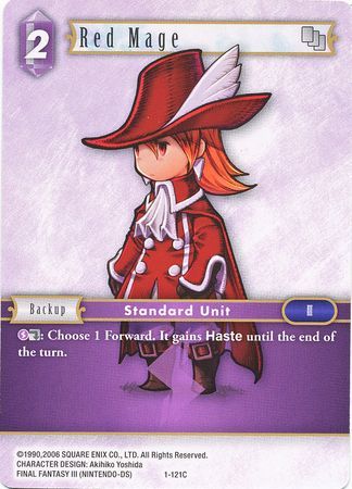 Red Mage 1 121C Common Opus I Collection Singles Red Mage 1 121C Common Opus I Collection Singles