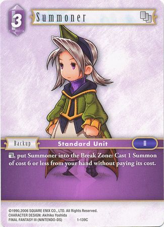 Summoner 1 139C Common Opus I Collection Singles Summoner 1 139C Common Opus I Collection Singles