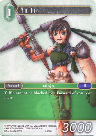 Yuffie 1 086C Common Yuffie 1 086C Common