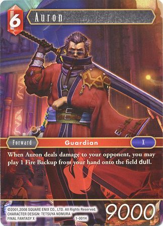 Auron 1 001H Hero Opus I Collection Singles Auron 1 001H Hero Opus I Collection Singles