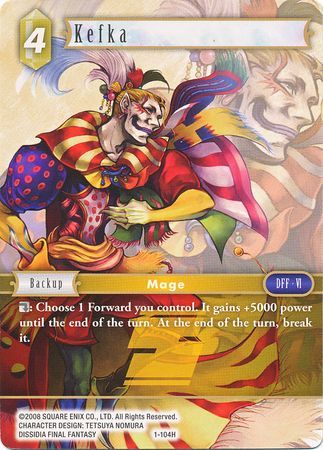 Kefka 1 104H Hero Opus I Collection Singles Kefka 1 104H Hero Opus I Collection Singles