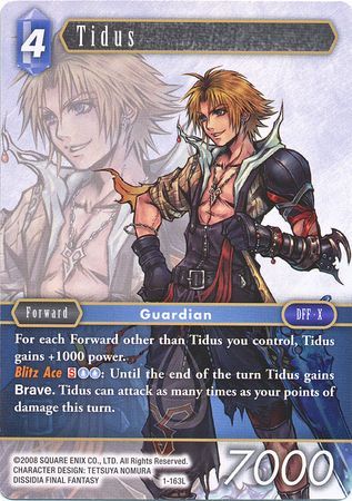 Tidus 1 163L Legend Opus I Collection Singles Tidus 1 163L Legend Opus I Collection Singles