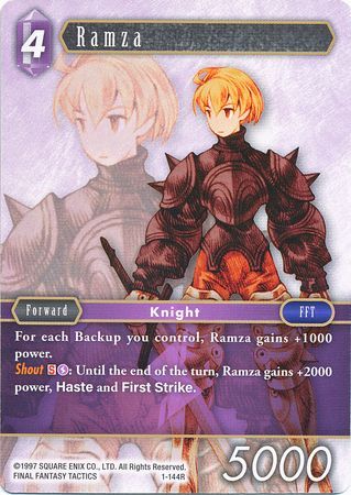 Ramza 1 144R Rare Ramza 1 144R Rare