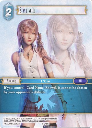 Serah 1 045R Rare Serah 1 045R Rare