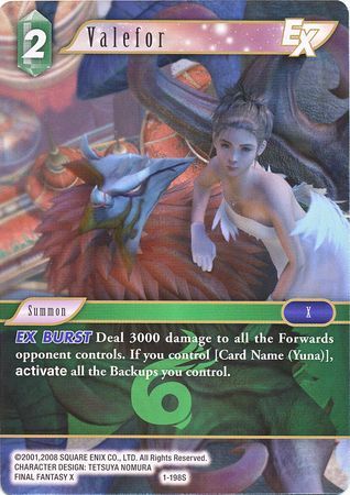 Valefor 1 198S Starter X Starter Deck Valefor 1 198S Starter X Starter Deck