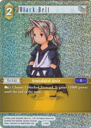 Black Belt 1 100C Common Foil Opus I Collection Foil Singles Black Belt 1 100C Common Foil Opus I Collection Foil Singles