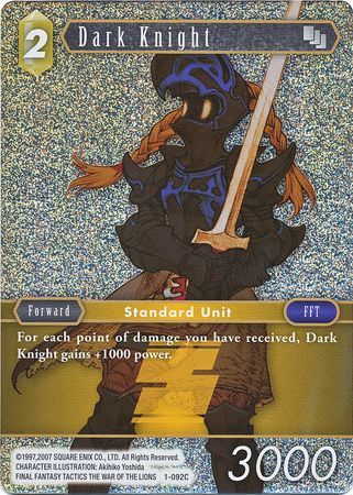 Dark Knight 1 092C Common Foil Opus I Collection Foil Singles Dark Knight 1 092C Common Foil Opus I Collection Foil Singles