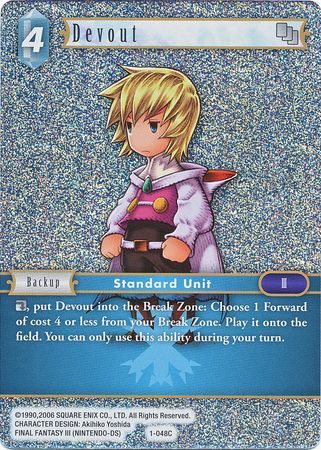 Devout 1 048C Common Foil Opus I Collection Foil Singles Devout 1 048C Common Foil Opus I Collection Foil Singles