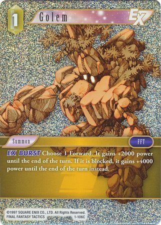 Golem 1 106C Common Foil Opus I Collection Foil Singles Golem 1 106C Common Foil Opus I Collection Foil Singles