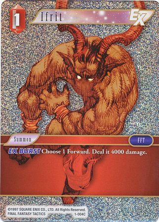 Ifrit 1 004C Common Foil Opus I Collection Foil Singles Ifrit 1 004C Common Foil Opus I Collection Foil Singles