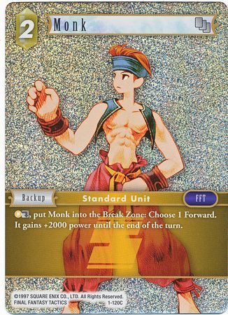 Monk 1 120C Common Foil Opus I Collection Foil Singles Monk 1 120C Common Foil Opus I Collection Foil Singles