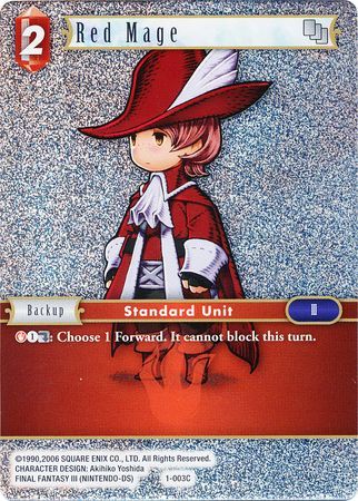 Red Mage 1 003C Common Foil Opus I Collection Foil Singles Red Mage 1 003C Common Foil Opus I Collection Foil Singles
