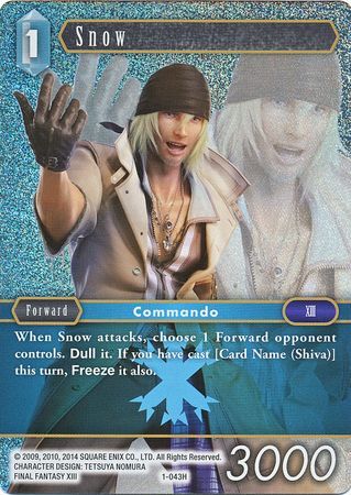 Snow 1 043H Hero Foil Snow 1 043H Hero Foil