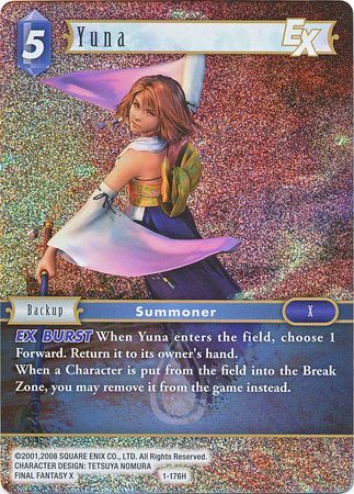 Yuna 1 176H Hero Foil Opus I Collection Foil Singles Yuna 1 176H Hero Foil Opus I Collection Foil Singles