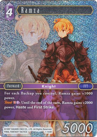 Ramza 1 144R Rare Foil Opus I Collection Foil Singles Ramza 1 144R Rare Foil Opus I Collection Foil Singles