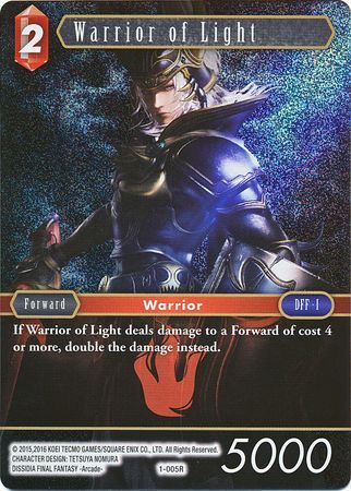Warrior of Light 1 005R Rare Foil Opus I Collection Foil Singles Warrior of Light 1 005R Rare Foil Opus I Collection Foil Singles