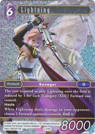 Lightning 1 210S Starter Foil Opus I Collection Foil Singles Lightning 1 210S Starter Foil Opus I Collection Foil Singles