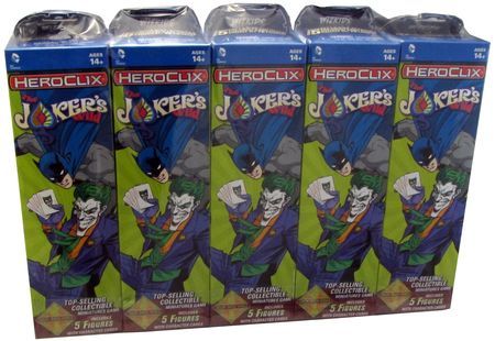 The Joker s Wild Sealed Brick of 10 Booster Packs DC Heroclix Heroclix Sealed Product The Joker s Wild Sealed Brick of 10 Booster Packs DC Heroclix Heroclix Sealed Product